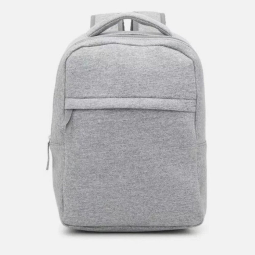 DSW Exclusive NWT Backpack Dual Shoulder strap Heather Gray Fabric Padded Handle